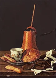 Martwa natura z serwisem do czekolady, 1770